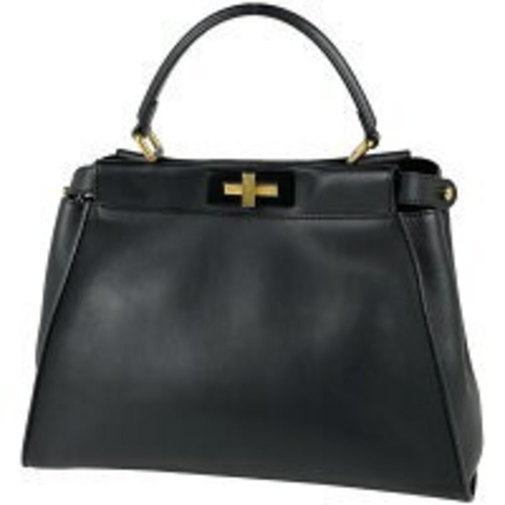 Fendi Peekaboo Shoulder Bag leather black - Picture 3 of 6
